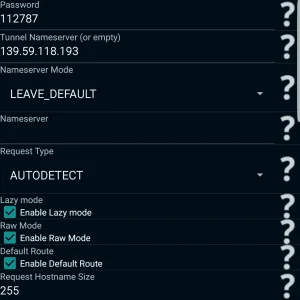 Andiodine Config