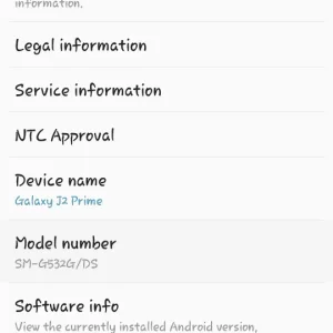 Samsung Galaxy J2 Prime