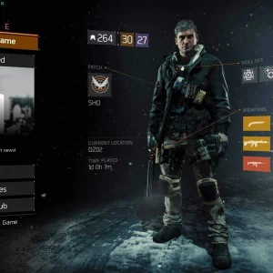 The Division, 25hours of gameplay