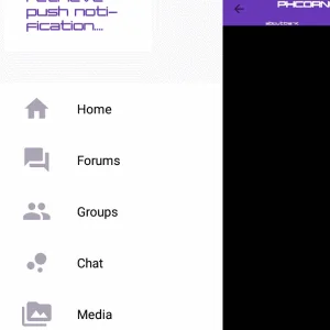 Push notification retrieve done