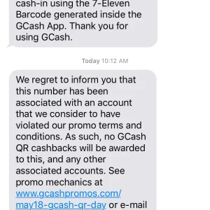 Gcash text