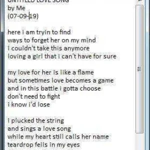 Just Trying to Write A Song