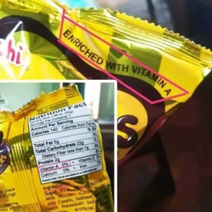 enriched with VITAMIN A