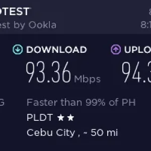 SpeedTest Result