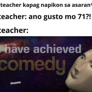 Ganyan si maam eh