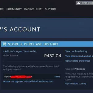may laman na naman STEAM Wallet ko hahah
