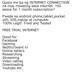 LEGIT BA TO? 100 LANG 1 MONTH