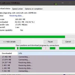 100Mb 2secs download