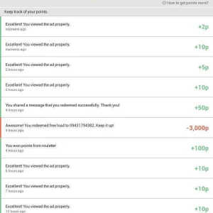 points earn