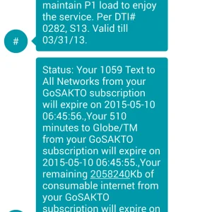 unli 191 pesos